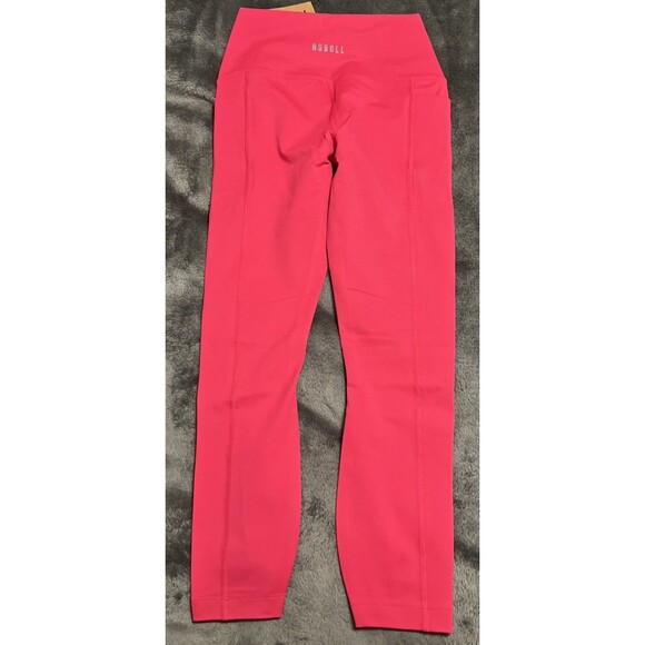 SMALL NOBULL High-Rise 7/8 Pocket Tight Workout Tights VVD Pink - Picture 7 of 7